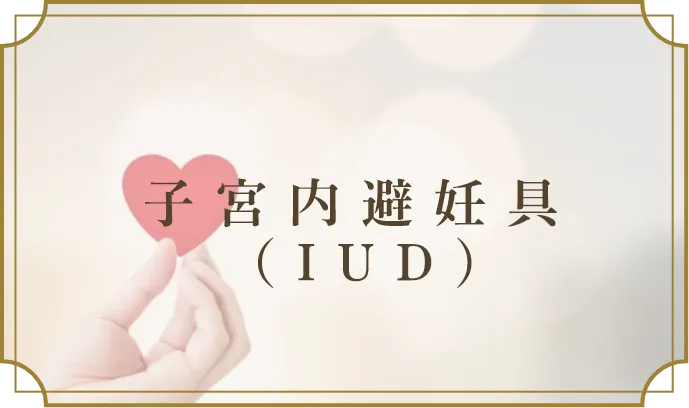 子宮内避妊具（IUD)